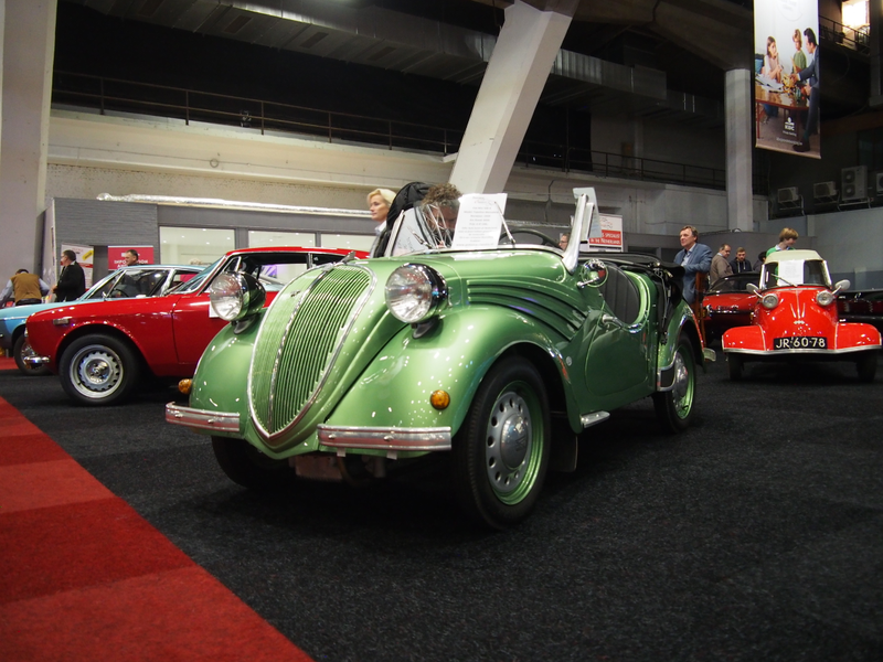 This is a rare 1939 NSU/FIAT 500 A Weinsburg. These were license built Topolinos manufactured in Germany by NSU.